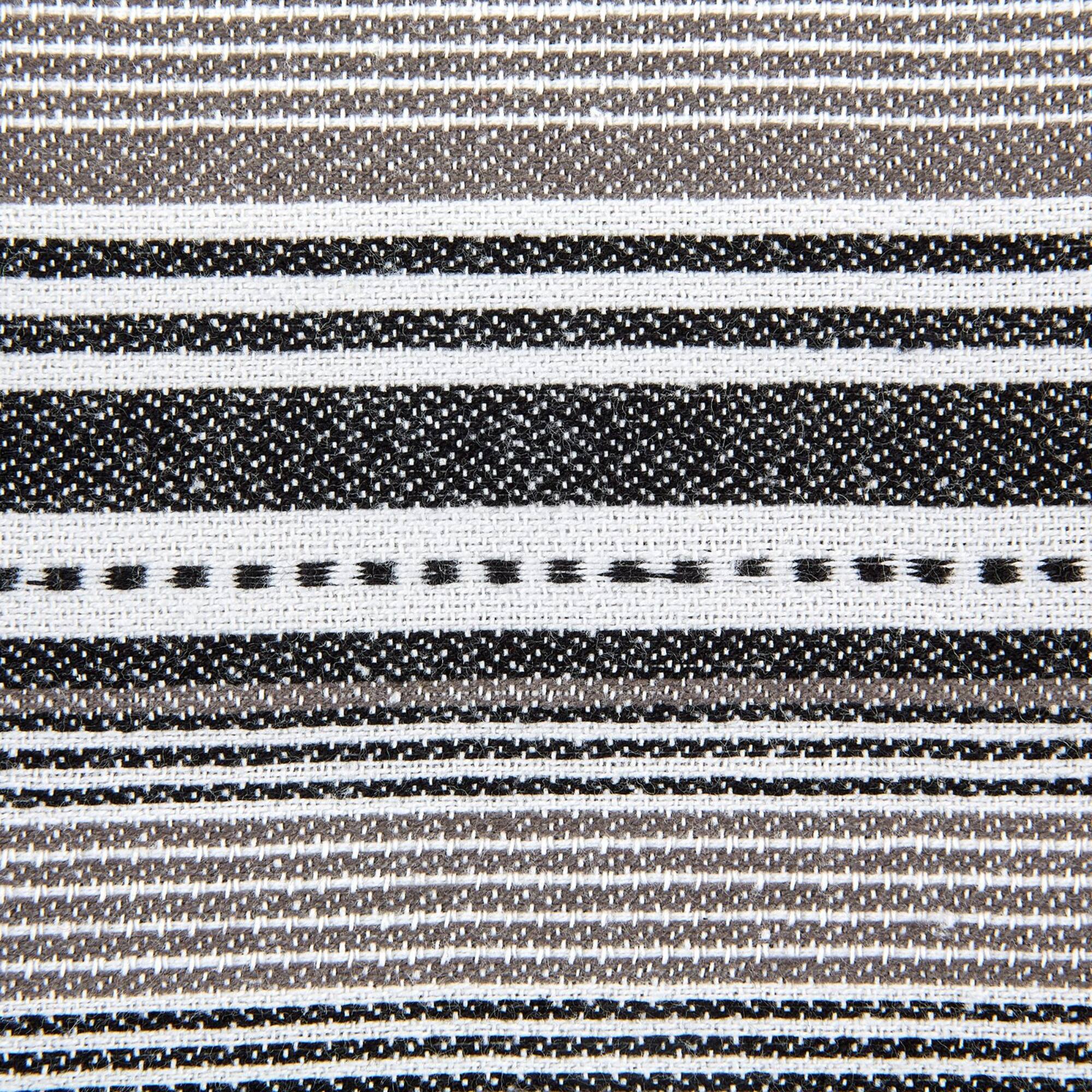 DII® Black Urban Stripe Dishtowel Set